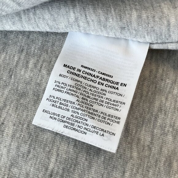 Nike Tech Fleece Moto Cape Jacket Womens XL Gray Running Athletic Athleisure - Picture 13 of 13